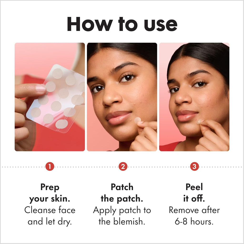 Mighty Patch Hero Cosmetics Original Nighttime Acne Pimple Patches, 36 Ct - Jansha Store
