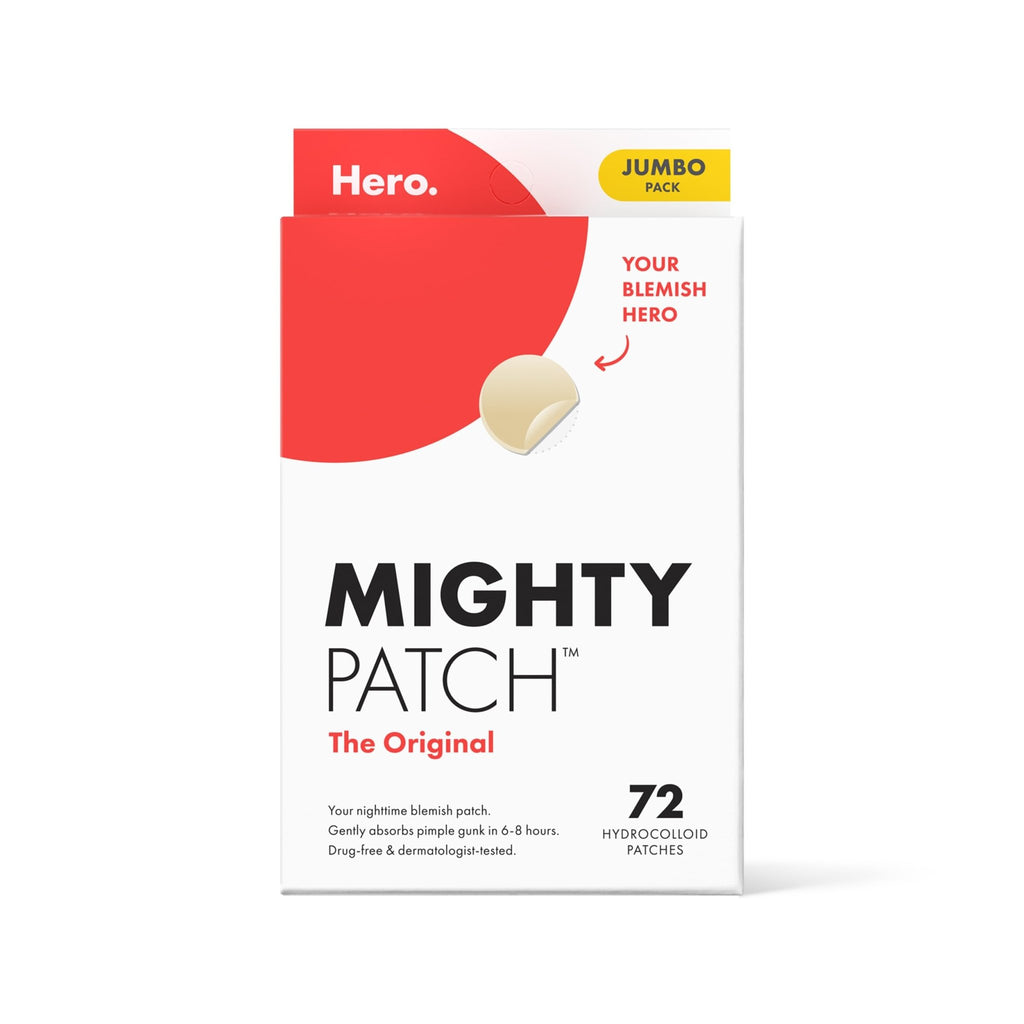 Mighty Patch Hero Cosmetics Original Nighttime Acne Pimple Patches, 36 Ct - Jansha Store
