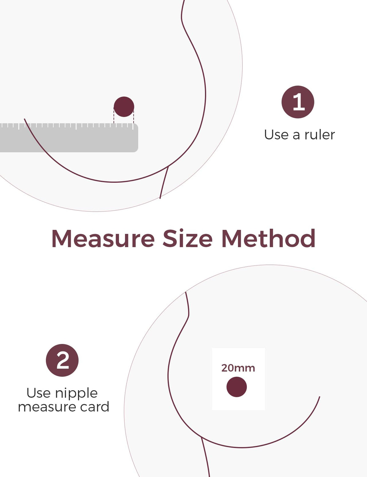 Momcozy Nipple Ruler, Silicone Flange Sizing Tool for Breast Pump Fitting - Jansha Store