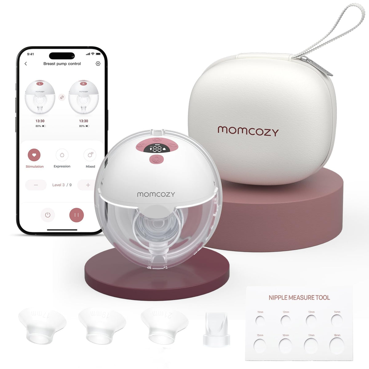 Momcozy Nipple Ruler, Silicone Flange Sizing Tool for Breast Pump Fitting - Jansha Store