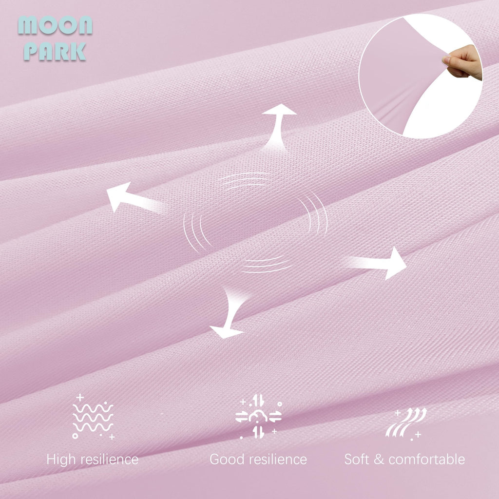 MOON PARK Pregnancy Pillows for Sleeping - U Shaped Full Body Maternity Pillow with Removable Cover - Support for Back, Legs, Belly, HIPS - 65 Inch - Purple - Jansha Store