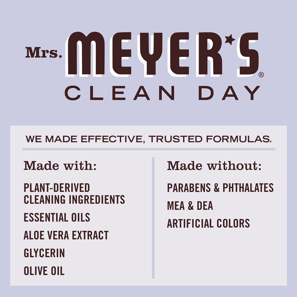 MRS. MEYER'S CLEAN DAY Hand Soap Refill, Lemon Verbena Scent, 33 Fl Oz Bottle - Jansha Store