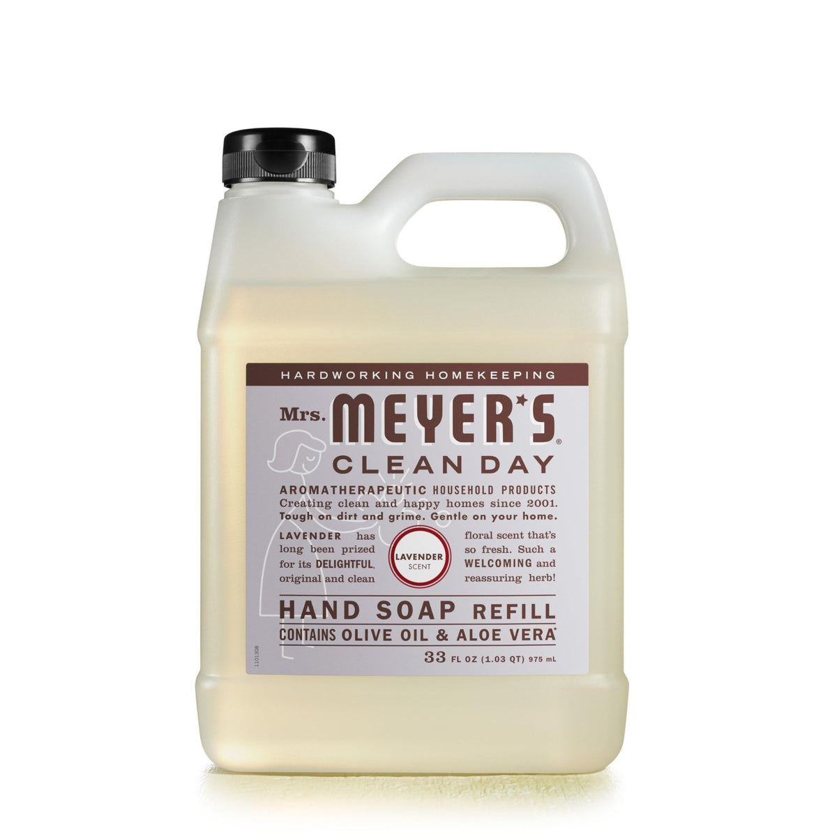 MRS. MEYER'S CLEAN DAY Hand Soap Refill, Lemon Verbena Scent, 33 Fl Oz Bottle - Jansha Store