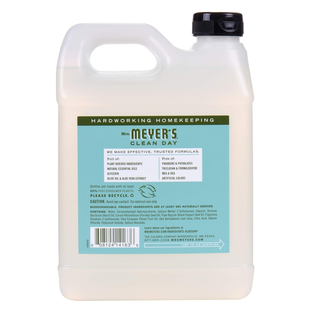 MRS. MEYER'S CLEAN DAY Hand Soap Refill, Lemon Verbena Scent, 33 Fl Oz Bottle - Jansha Store