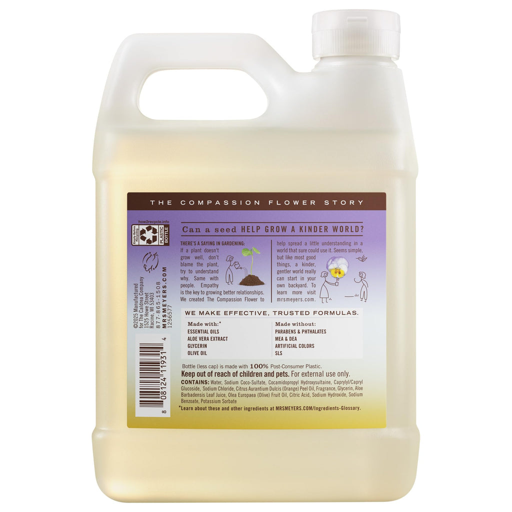 MRS. MEYER'S CLEAN DAY Hand Soap Refill, Lemon Verbena Scent, 33 Fl Oz Bottle - Jansha Store