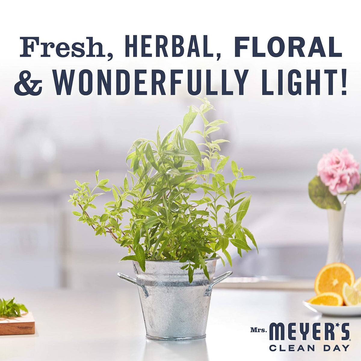 MRS. MEYER'S CLEAN DAY Hand Soap Refill, Lemon Verbena Scent, 33 Fl Oz Bottle - Jansha Store