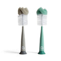 Munchkin Sponge Bottle Brush, Grey/Sage, 2 Count (Pack of 1) - Jansha Store