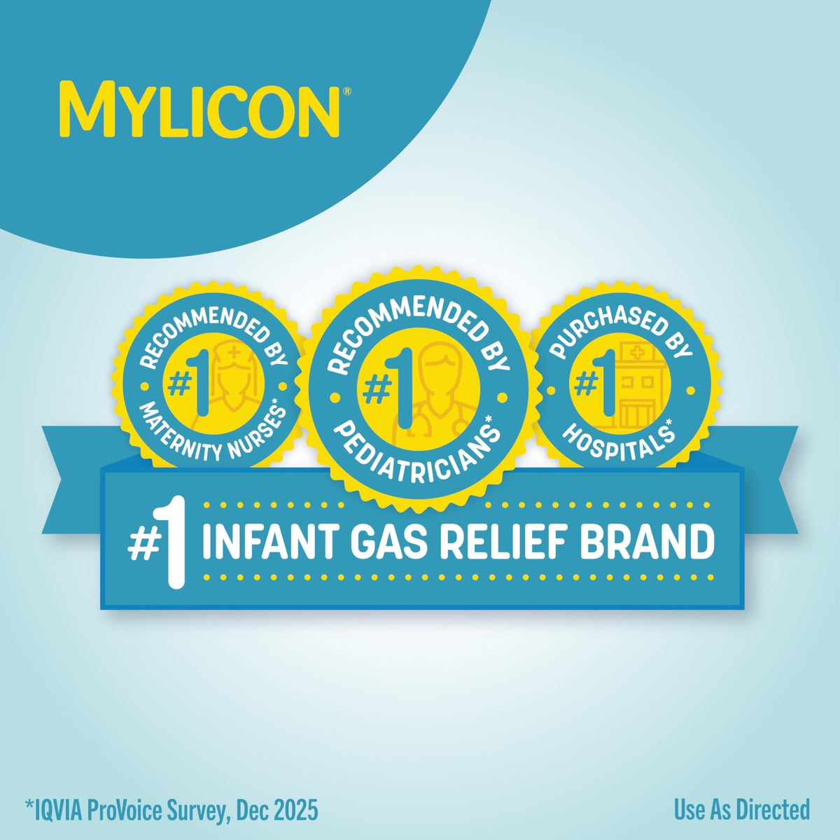 MYLICON Gas Relief Drops for Infants & Babies, Dye Free Formula, 0.5 Fl Oz. - Jansha Store