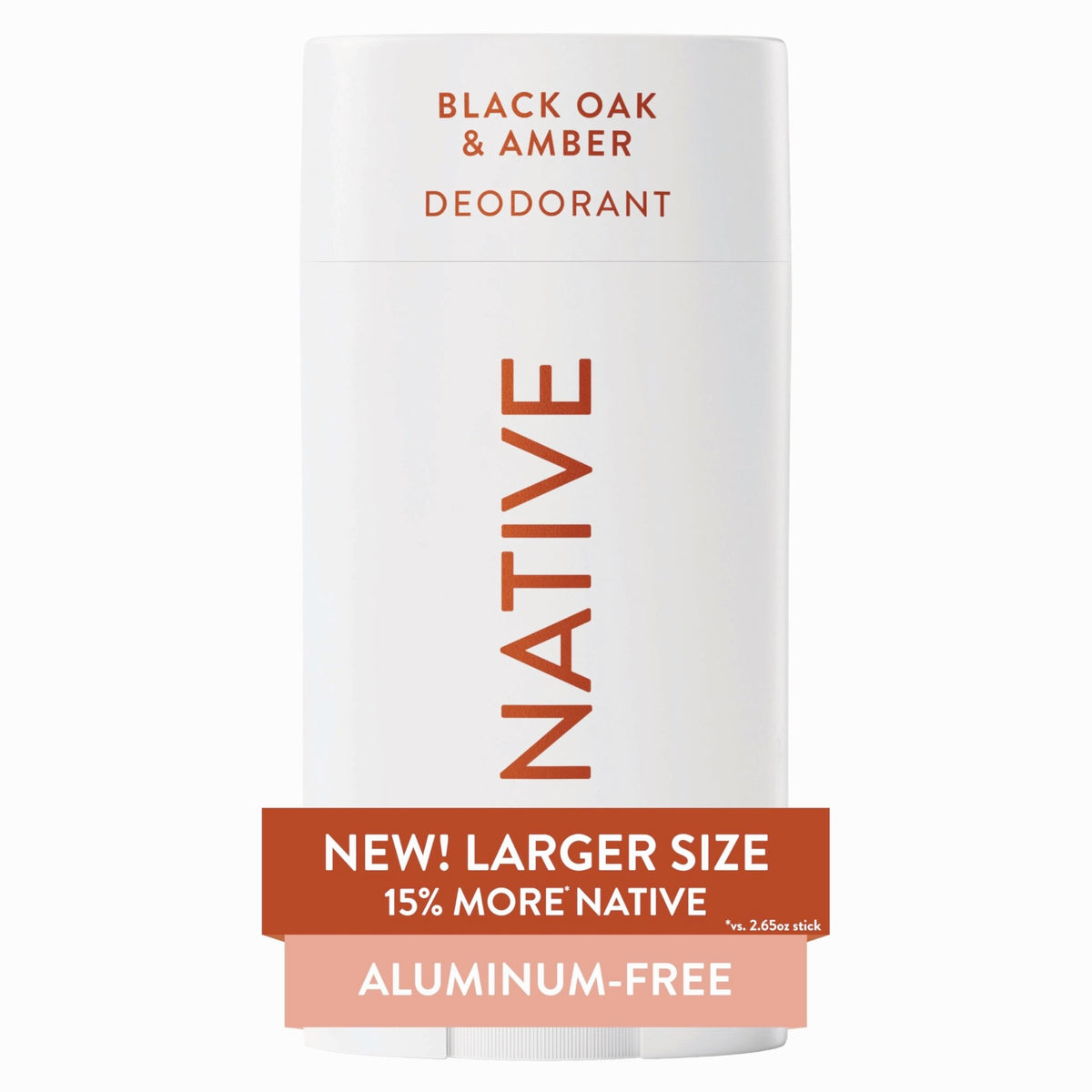 Native Aluminum Free Deodorant, Vanilla & Sandalwood, Large Size Stick, 72 Hour Odor Control, for Women & Men, Contains Naturally Derived Ingredients, 3.1 oz - Jansha Store