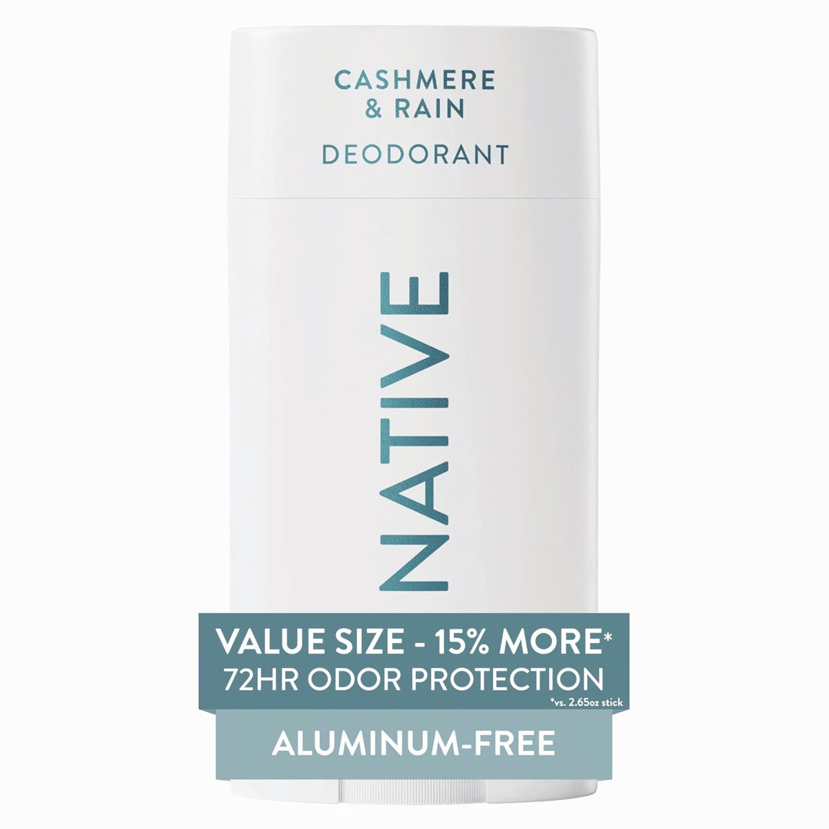 Native Aluminum Free Deodorant, Vanilla & Sandalwood, Large Size Stick, 72 Hour Odor Control, for Women & Men, Contains Naturally Derived Ingredients, 3.1 oz - Jansha Store