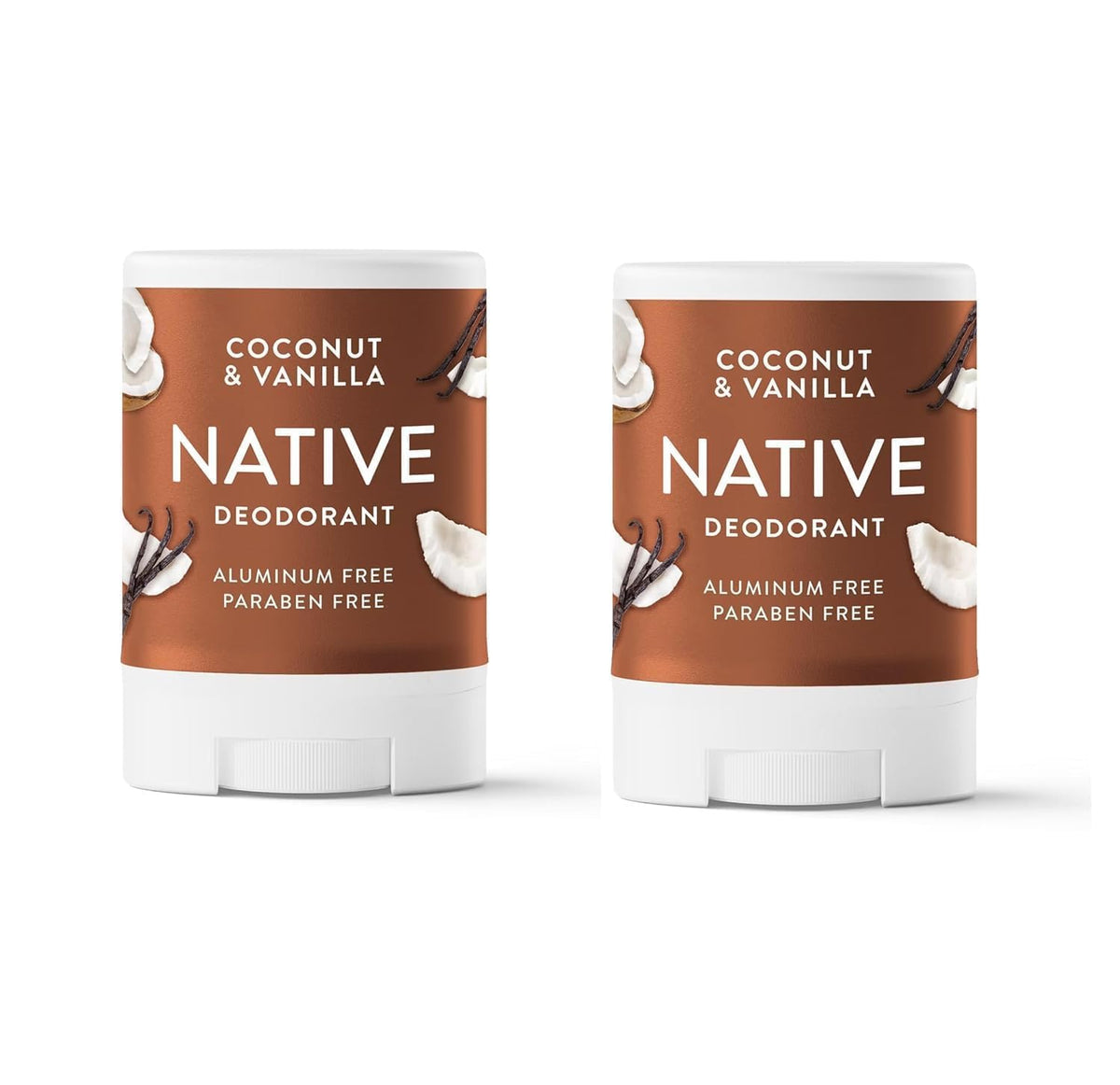 Native Deodorant Contains Naturally Derived Ingredients, 72 Hour Odor Control, Deodorant for Women and Men, Aluminum Free, Coconut & Vanilla 2.65oz - Jansha Store