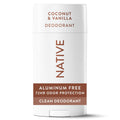 Native Deodorant Contains Naturally Derived Ingredients, 72 Hour Odor Control, Deodorant for Women and Men, Aluminum Free, Coconut & Vanilla 2.65oz - Jansha Store
