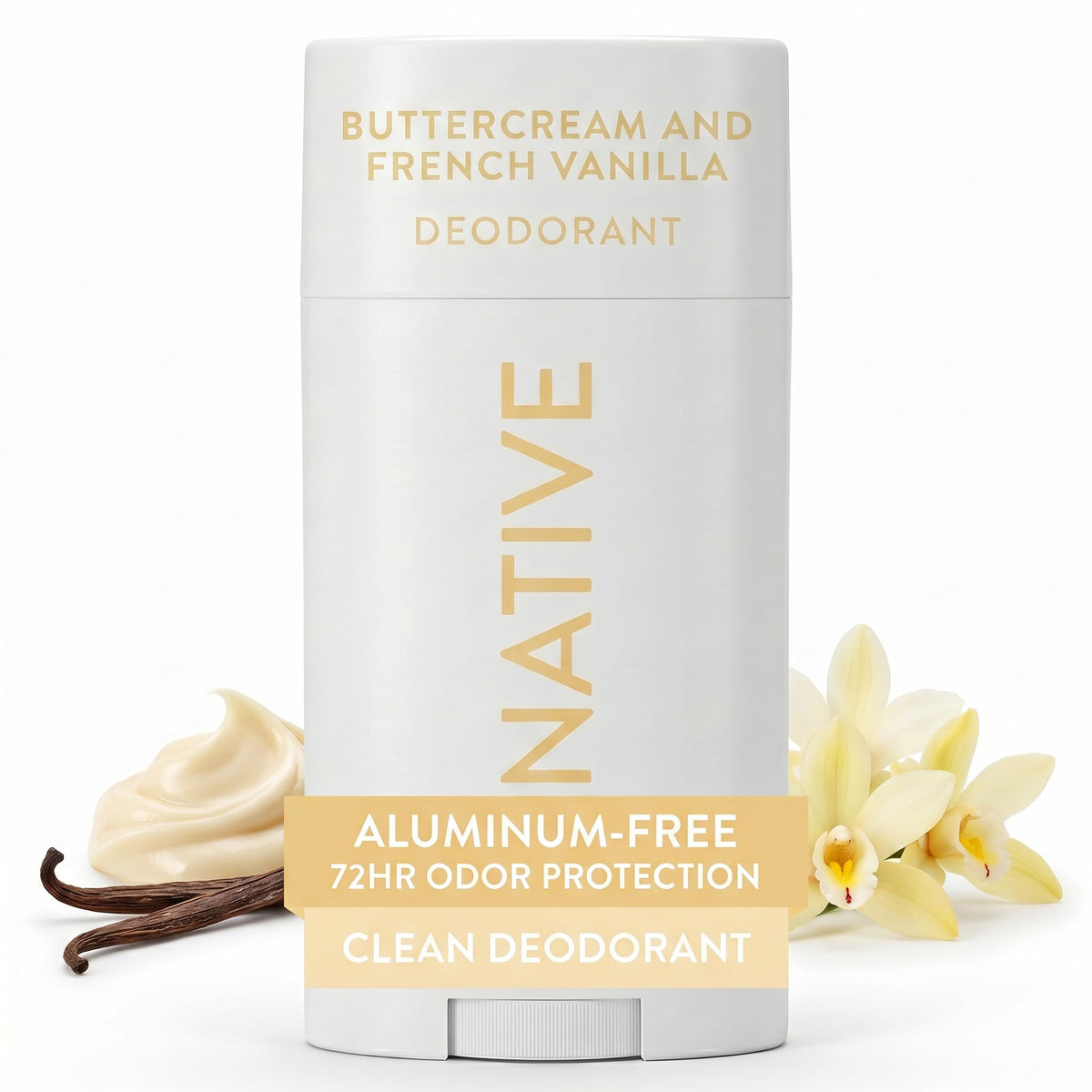 Native Deodorant Contains Naturally Derived Ingredients, 72 Hour Odor Control, Deodorant for Women and Men, Aluminum Free, Coconut & Vanilla 2.65oz - Jansha Store