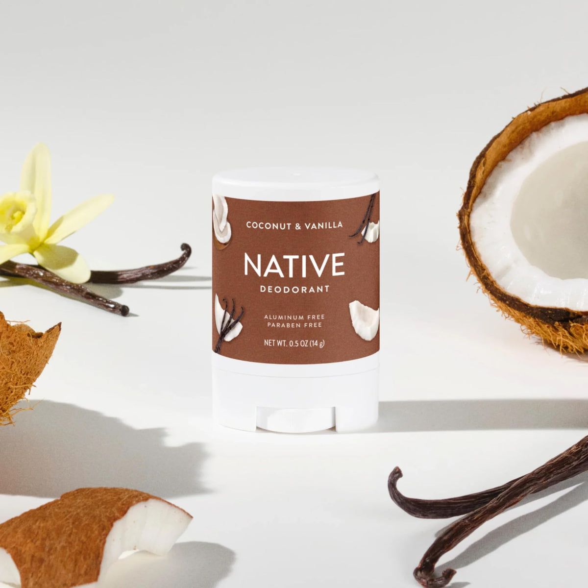 Native Deodorant Contains Naturally Derived Ingredients, 72 Hour Odor Control, Deodorant for Women and Men, Aluminum Free, Coconut & Vanilla 2.65oz - Jansha Store