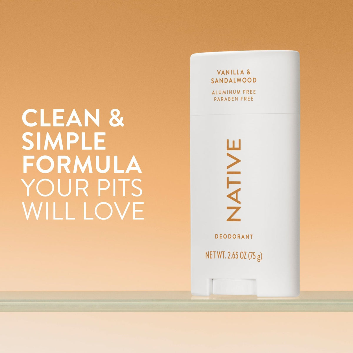 Native Deodorant Contains Naturally Derived Ingredients, 72 Hour Odor Control, Deodorant for Women and Men, Aluminum Free, Coconut & Vanilla 2.65oz - Jansha Store