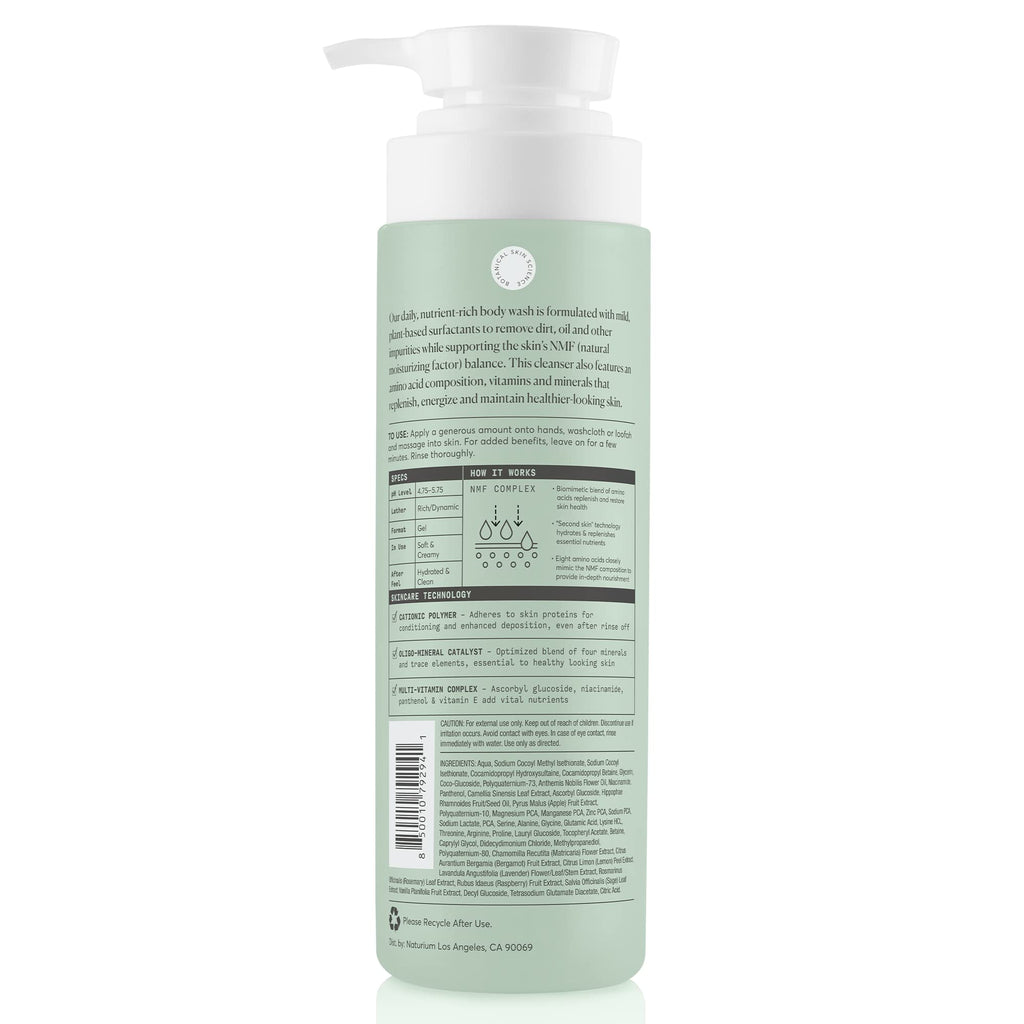 Naturium The Booster Hyaluronic Acid Body Wash, Hydrating & Moisturizing plus Minimizes Dryness, with Glycerin & Vitamin B5, 16.9 Fl Oz (Pack of 12) - Jansha Store