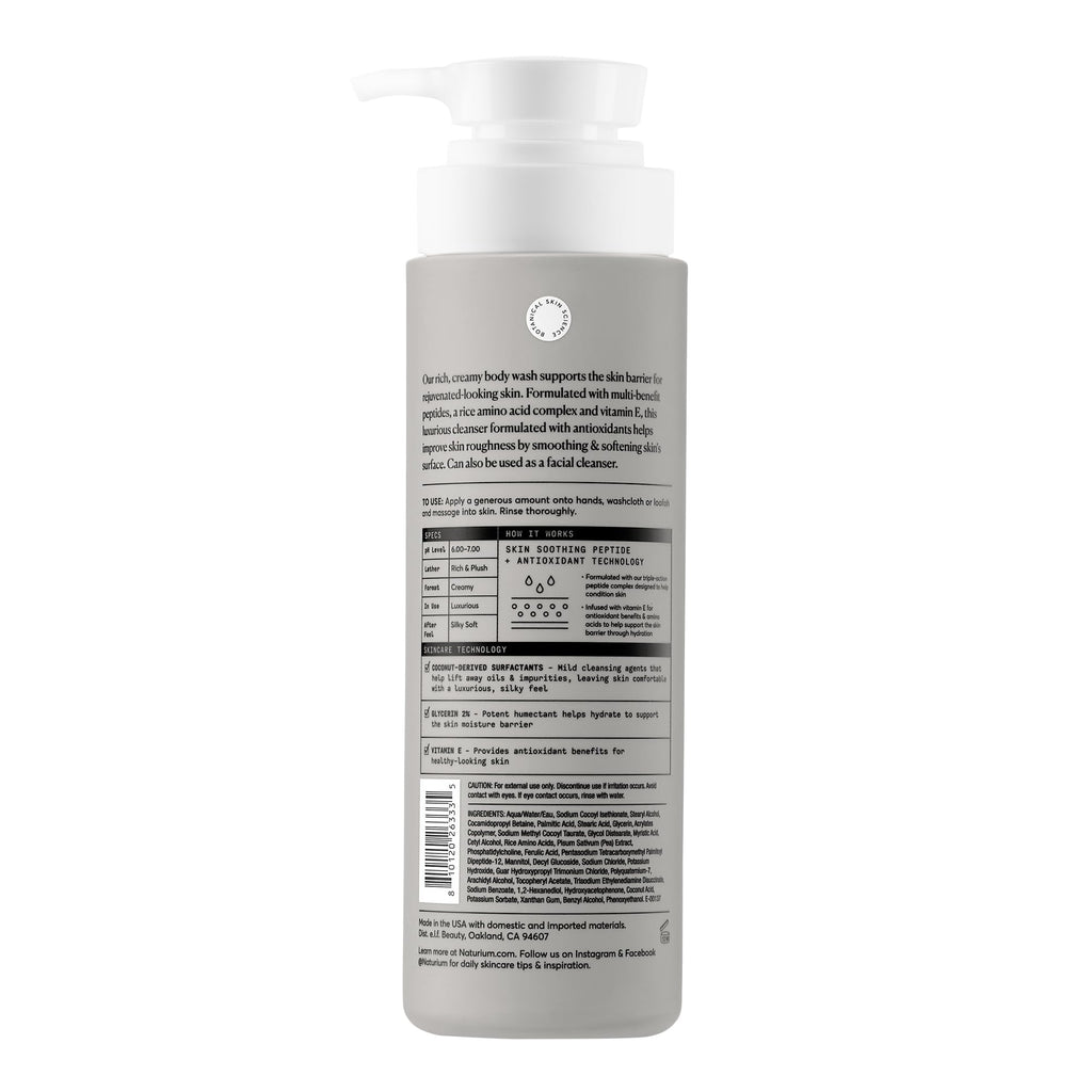 Naturium The Booster Hyaluronic Acid Body Wash, Hydrating & Moisturizing plus Minimizes Dryness, with Glycerin & Vitamin B5, 16.9 Fl Oz (Pack of 12) - Jansha Store