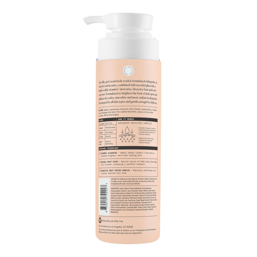 Naturium The Booster Hyaluronic Acid Body Wash, Hydrating & Moisturizing plus Minimizes Dryness, with Glycerin & Vitamin B5, 16.9 Fl Oz (Pack of 12) - Jansha Store