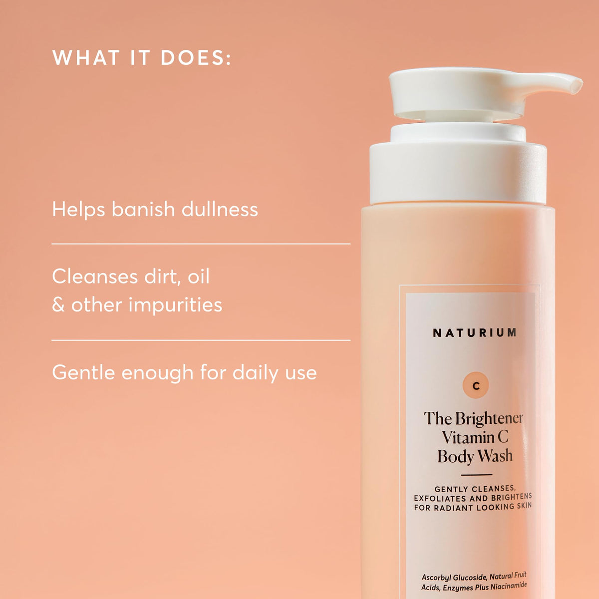 Naturium The Booster Hyaluronic Acid Body Wash, Hydrating & Moisturizing plus Minimizes Dryness, with Glycerin & Vitamin B5, 16.9 Fl Oz (Pack of 12) - Jansha Store
