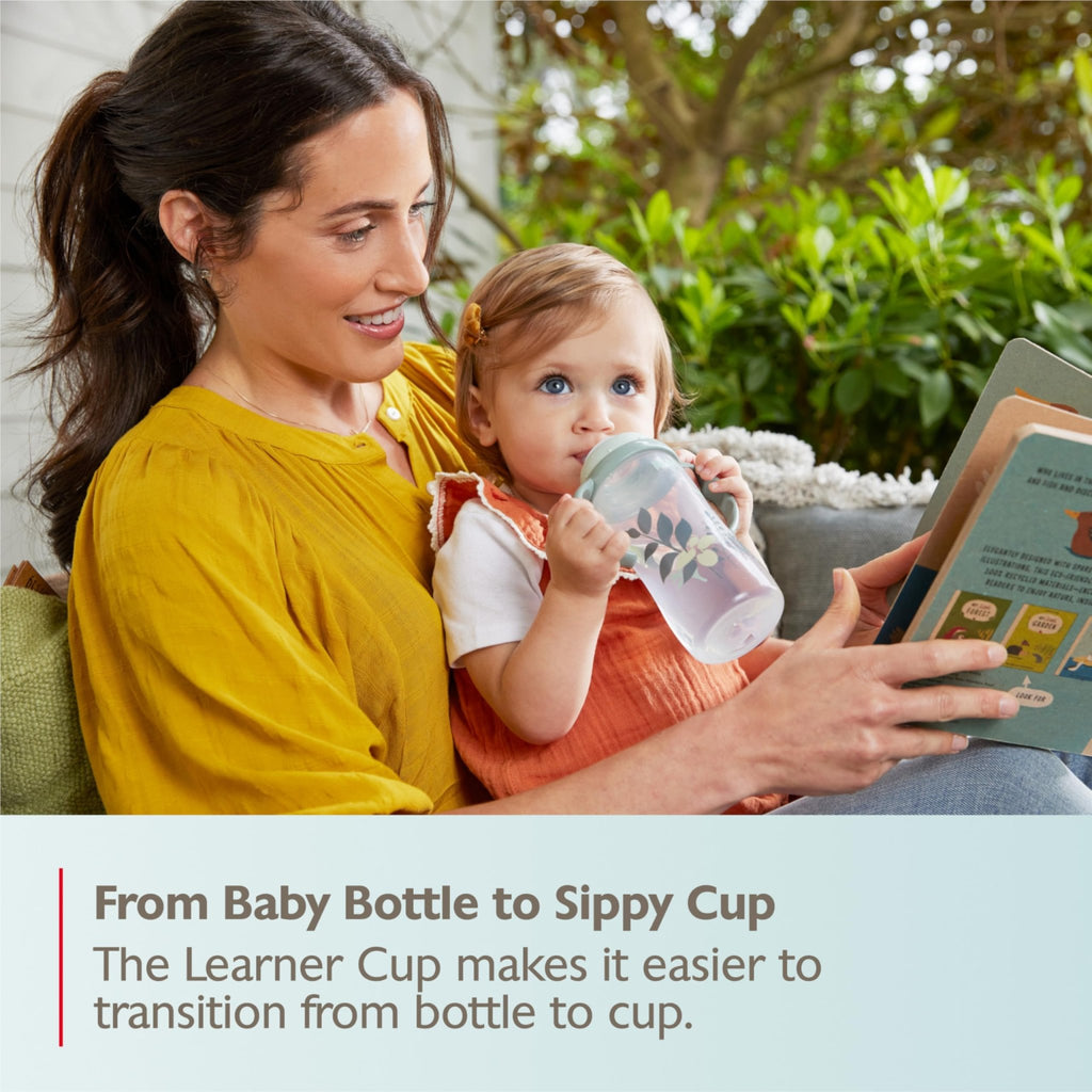 NUK for Nature Learner Cup, 10 oz, 9+ Months – BPA Free, Spill Proof Sippy Cup - Jansha Store