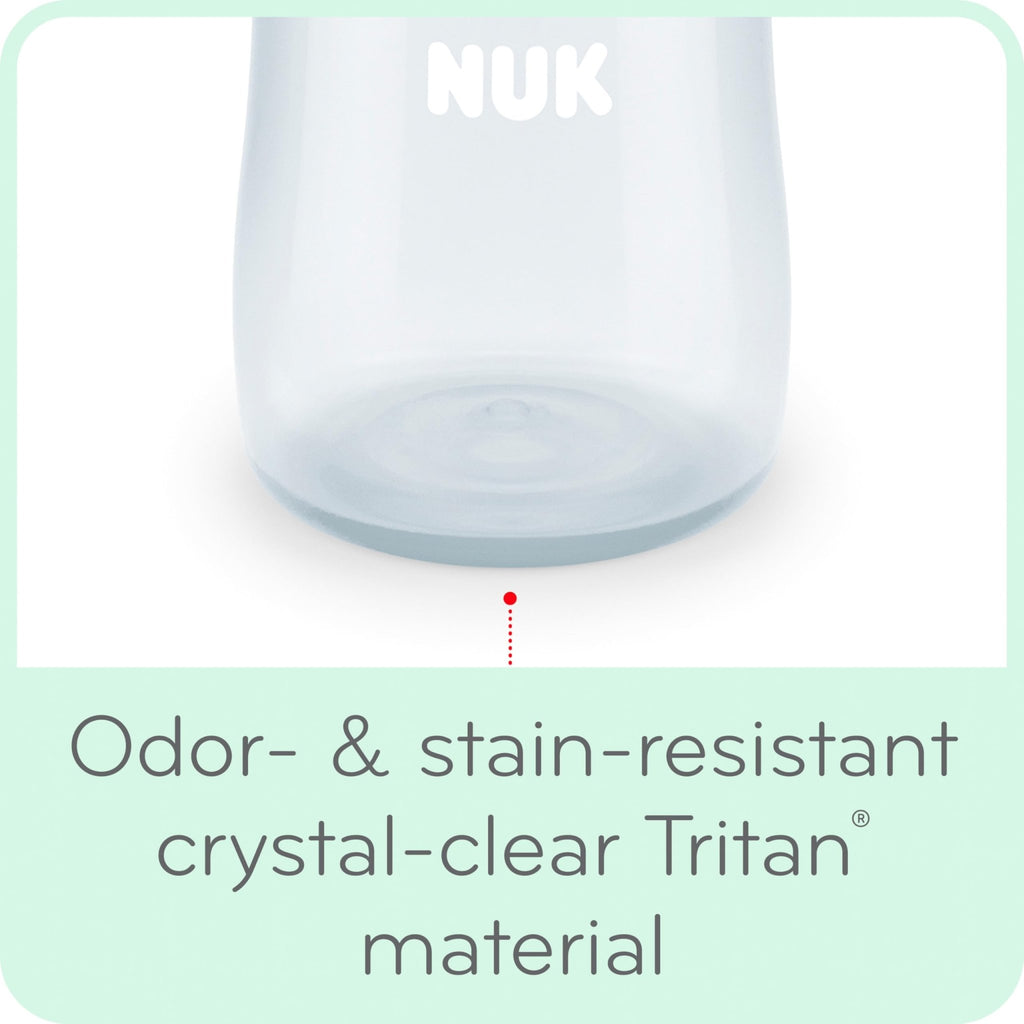 NUK for Nature Learner Cup, 10 oz, 9+ Months – BPA Free, Spill Proof Sippy Cup - Jansha Store