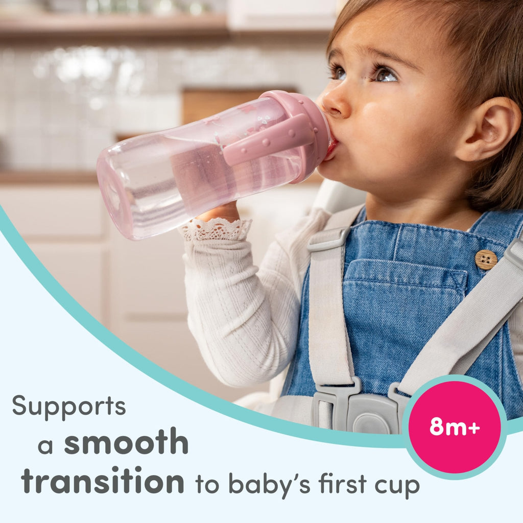 NUK for Nature Learner Cup, 10 oz, 9+ Months – BPA Free, Spill Proof Sippy Cup - Jansha Store