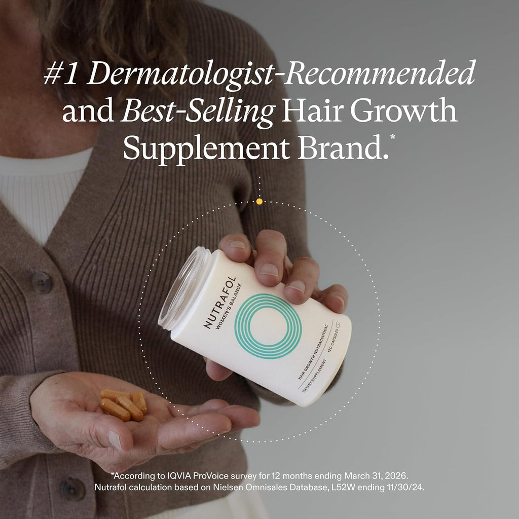 Nutrafol Women's Balance Hair Growth Supplements, Age 45+, 1-Month Bottle - Jansha Store