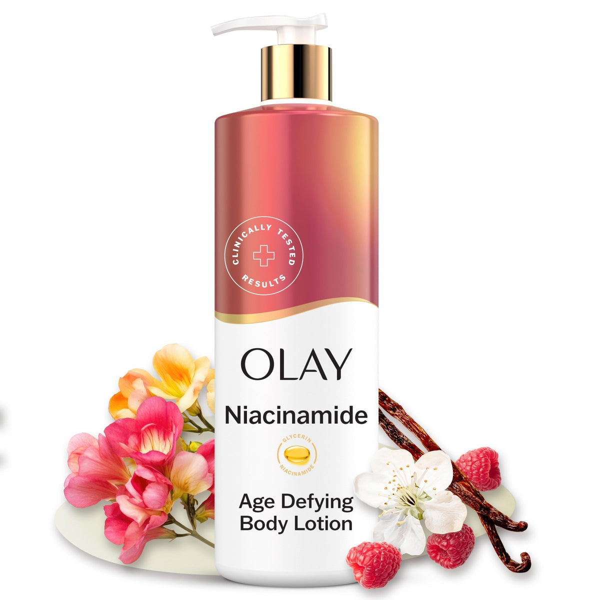 Olay Body Lotion for Women, Smoothing with Retinol Serum, Visibly Smoother Skin, 24hr Moisture & Hydration, Fast Absorbing Formula, Vitamin B3 Complex, For All Skin Types, 17 fl oz - Jansha Store
