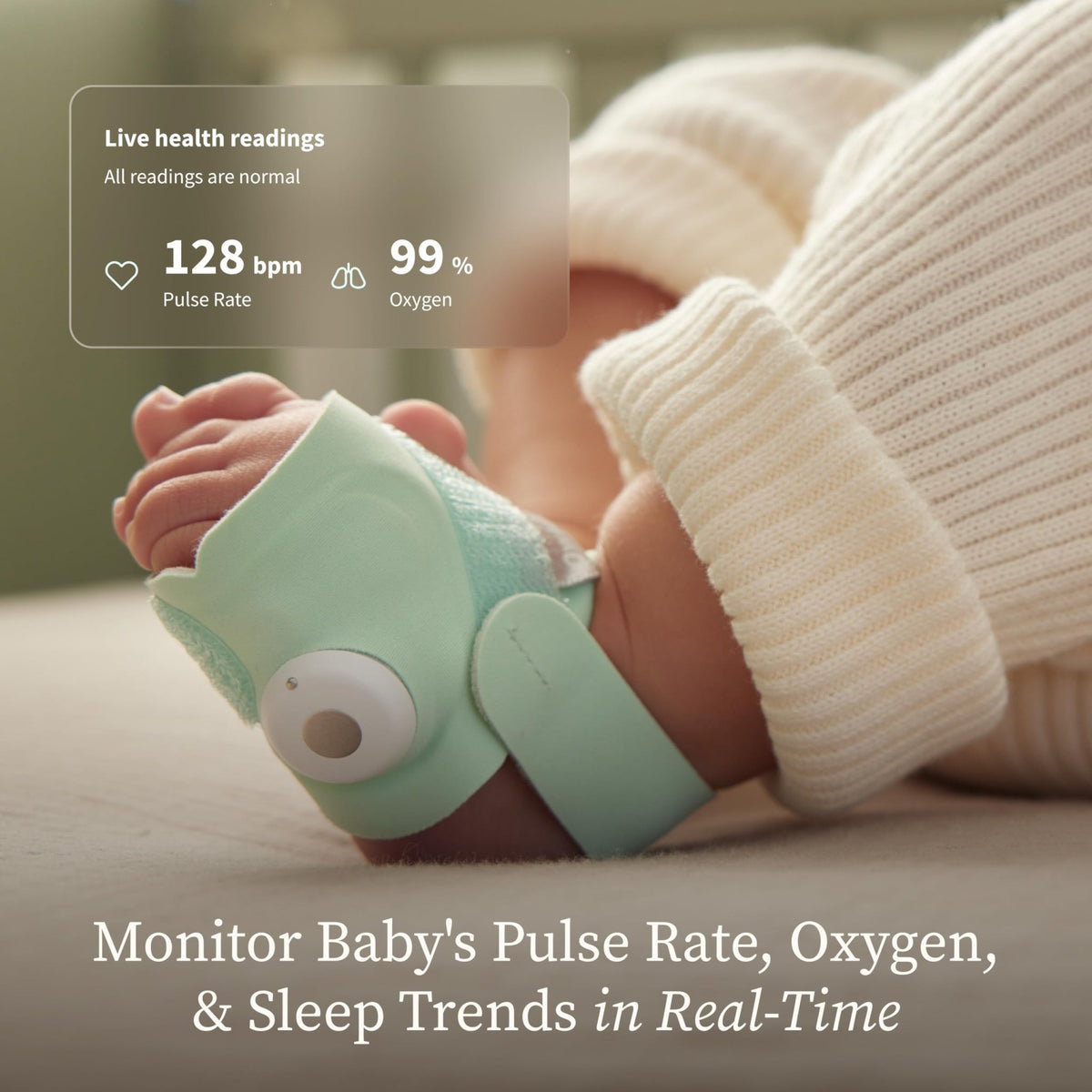 Owlet Dream Sock Smart Baby Monitor, Better Sleep for Baby & You - Jansha Store