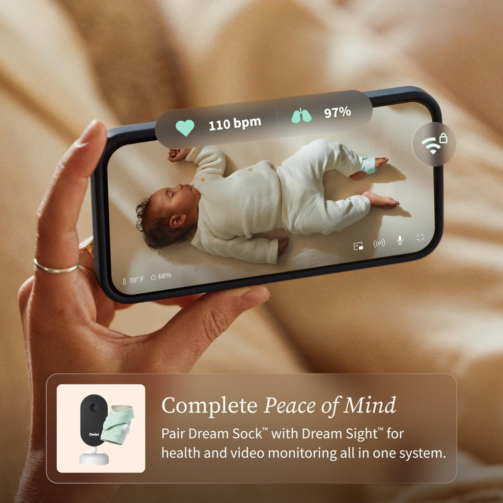 Owlet Dream Sock Smart Baby Monitor, Better Sleep for Baby & You - Jansha Store
