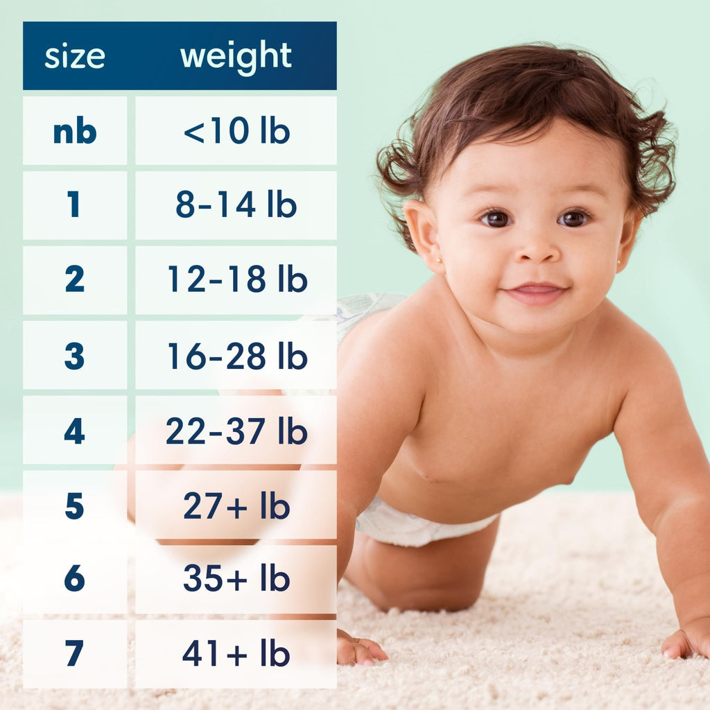 Pampers Pure Baby Diapers, Size 5 (27+ lbs), 132 - Jansha Store