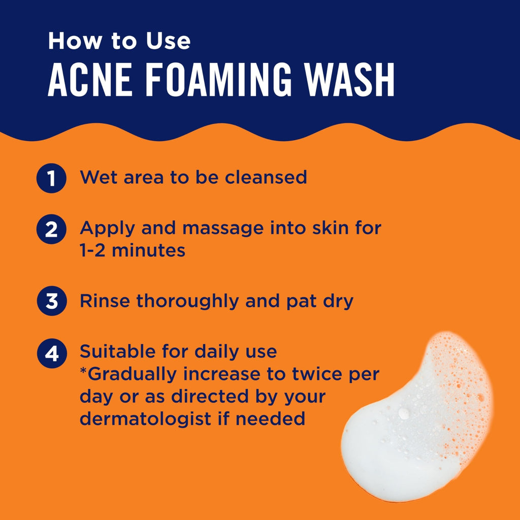 PanOxyl Acne Foaming Wash, 10% Benzoyl Peroxide, For Face & Body, 5.5 oz - Jansha Store