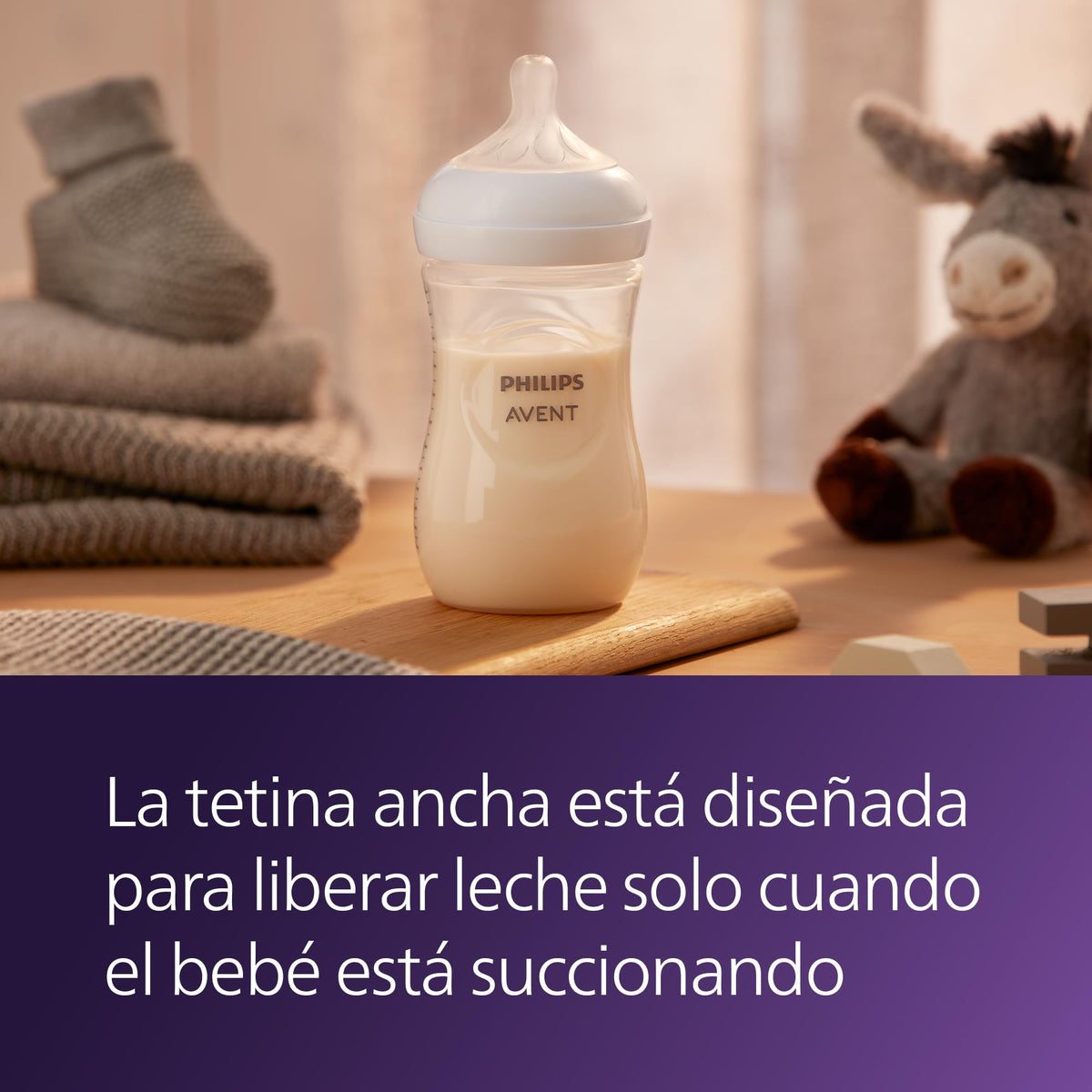 Philips Avent Natural Baby Bottles, Medium Flow, 9 oz, BPA-Free, 4-Pack - Jansha Store