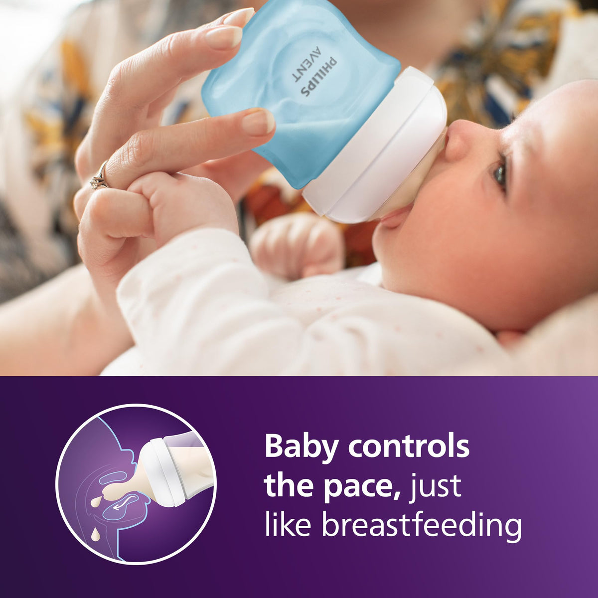 Philips Avent Natural Baby Bottles, Medium Flow, 9 oz, BPA-Free, 4-Pack - Jansha Store
