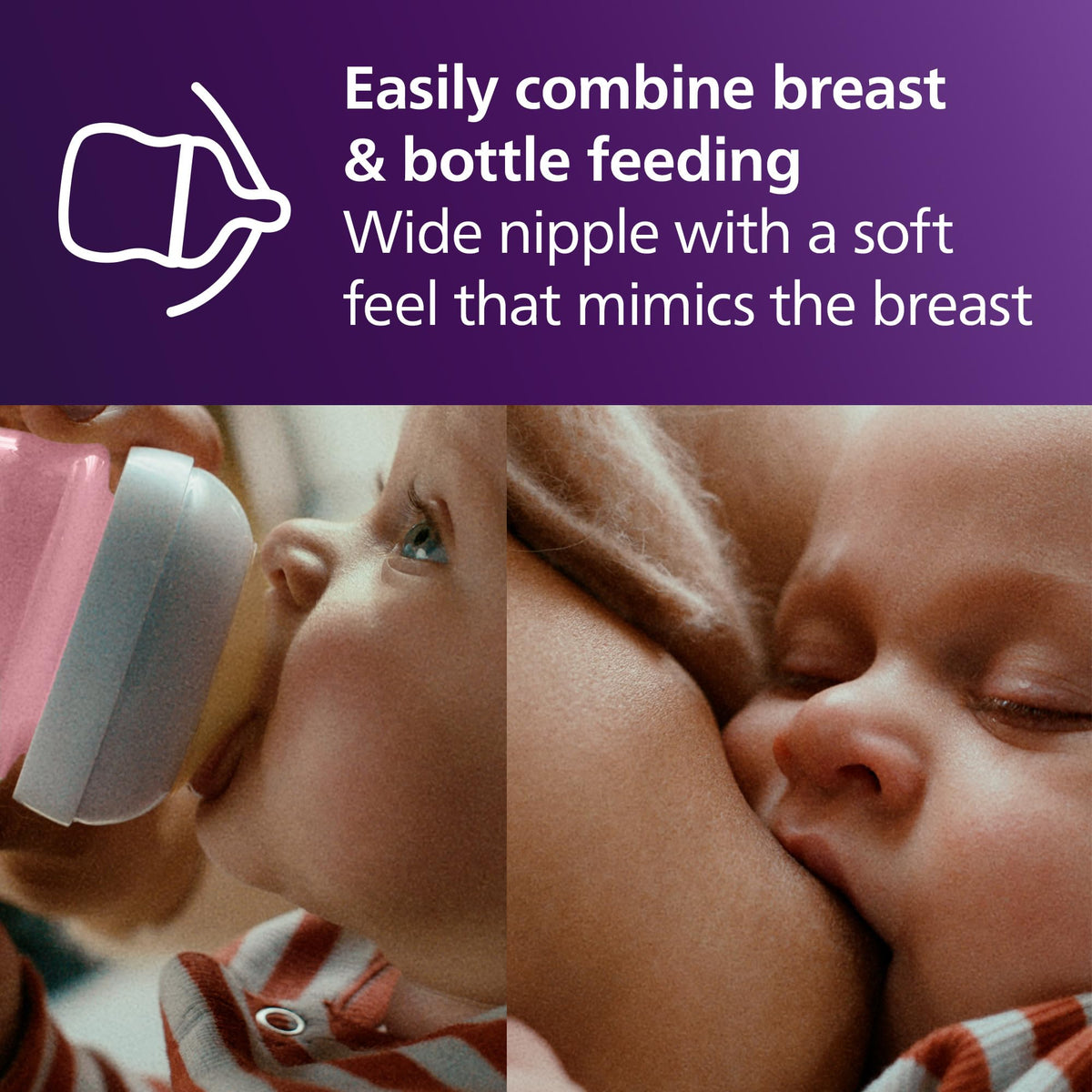 Philips Avent Natural Baby Bottles, Medium Flow, 9 oz, BPA-Free, 4-Pack - Jansha Store