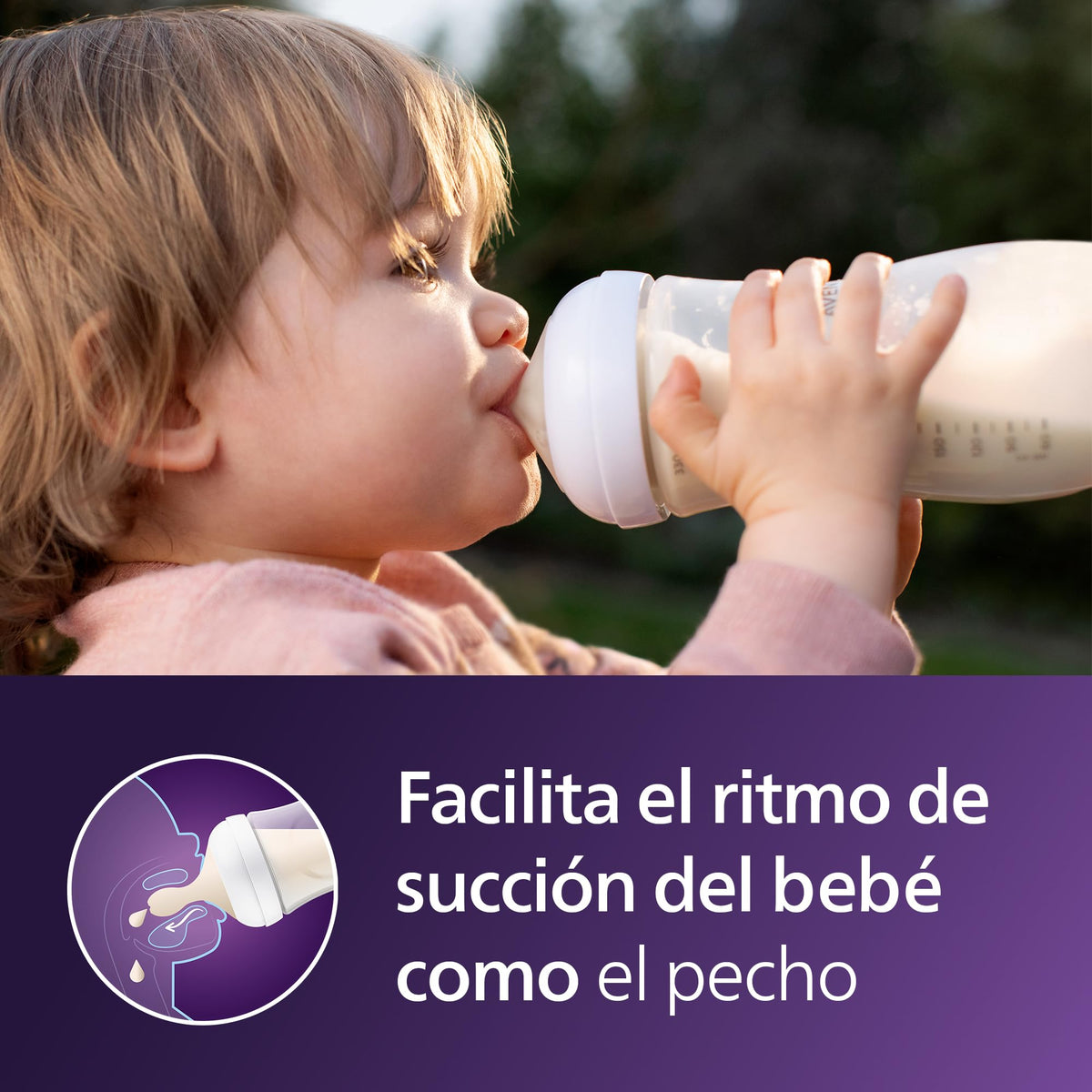 Philips Avent Natural Baby Bottles, Medium Flow, 9 oz, BPA-Free, 4-Pack - Jansha Store