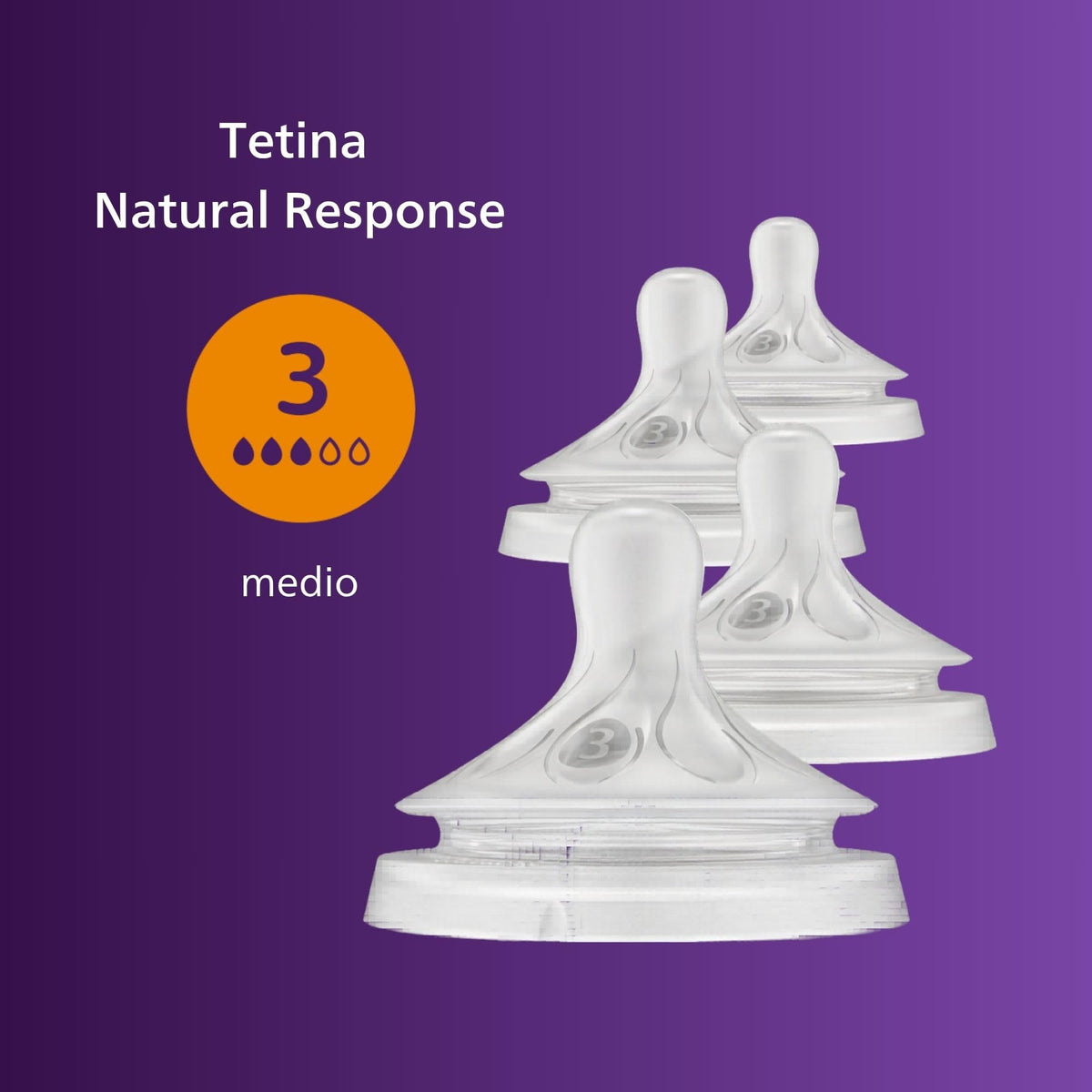 Philips Avent Natural Response Nipples, Fast Flow, 4-Pack - Jansha Store