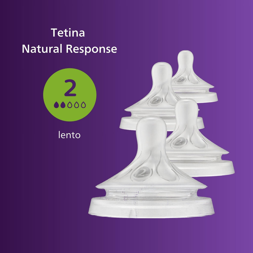 Philips Avent Natural Response Nipples, Fast Flow, 4-Pack - Jansha Store