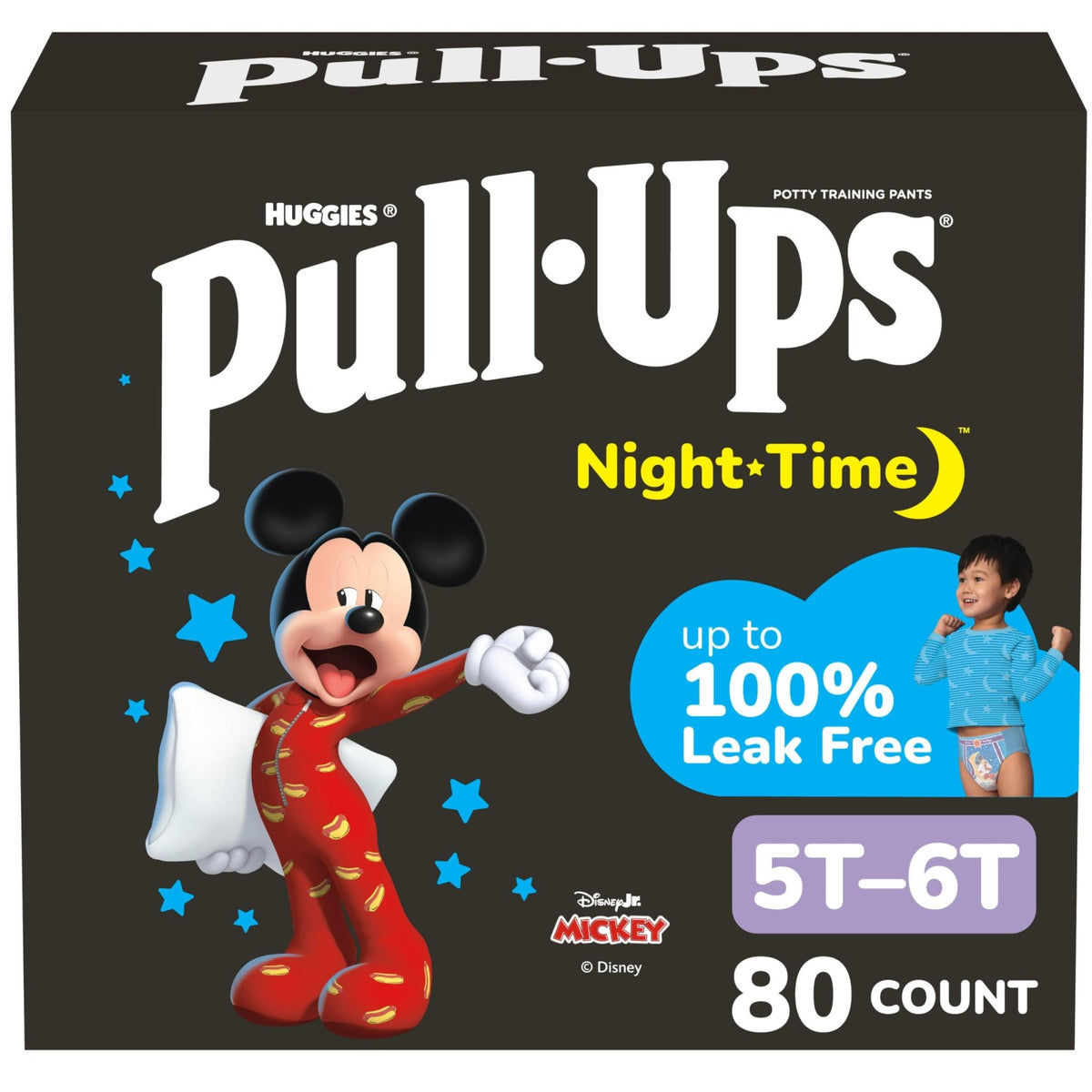 Pull-Ups Boys' Night-Time Potty Training Pants, Size 5T-6T, 44 Count - Jansha Store