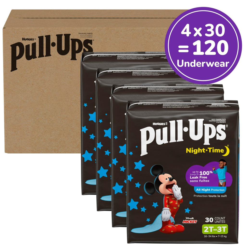 Pull-Ups Boys' Night-Time Potty Training Pants, Size 5T-6T, 44 Count - Jansha Store