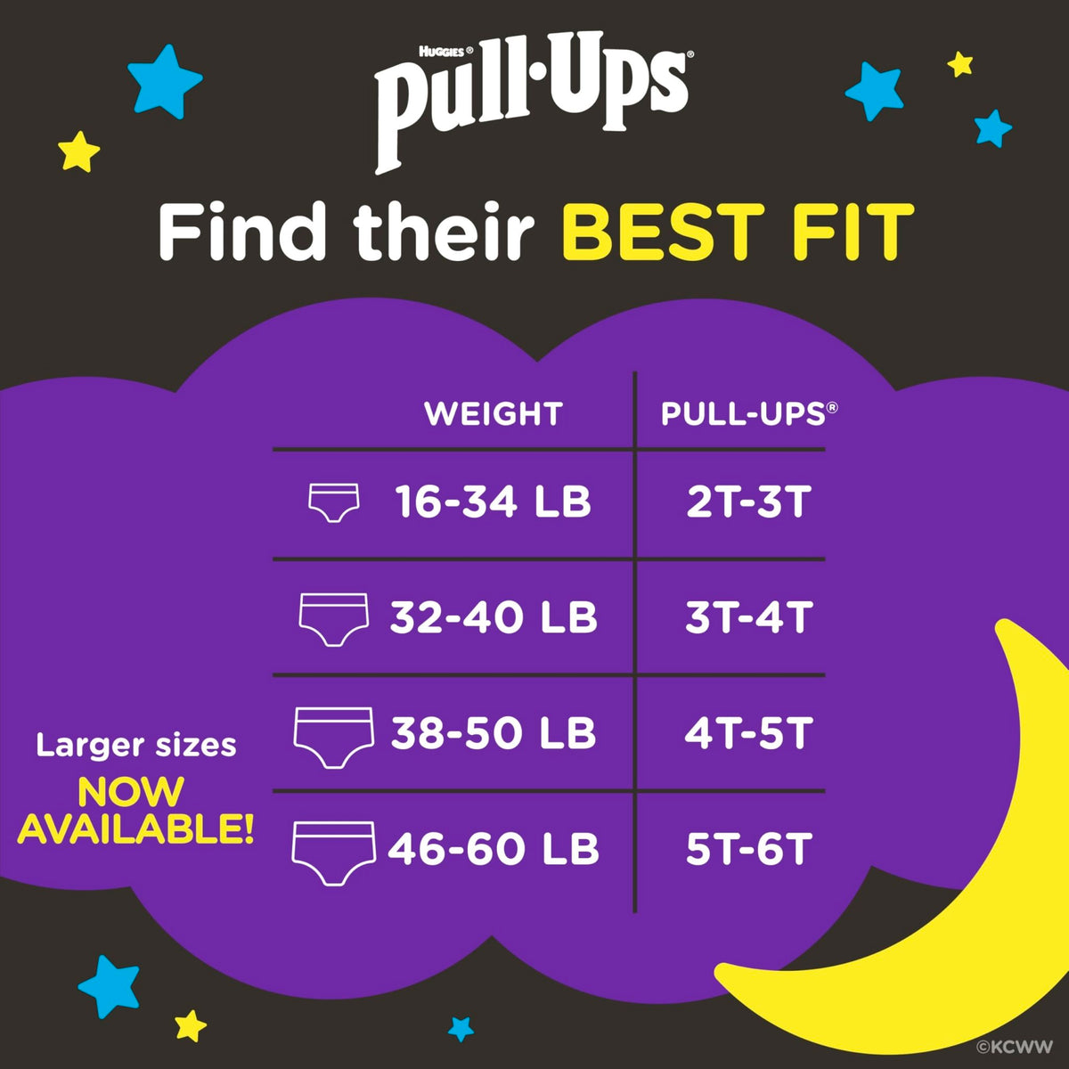 Pull-Ups Boys' Night-Time Potty Training Pants, Size 5T-6T, 44 Count - Jansha Store