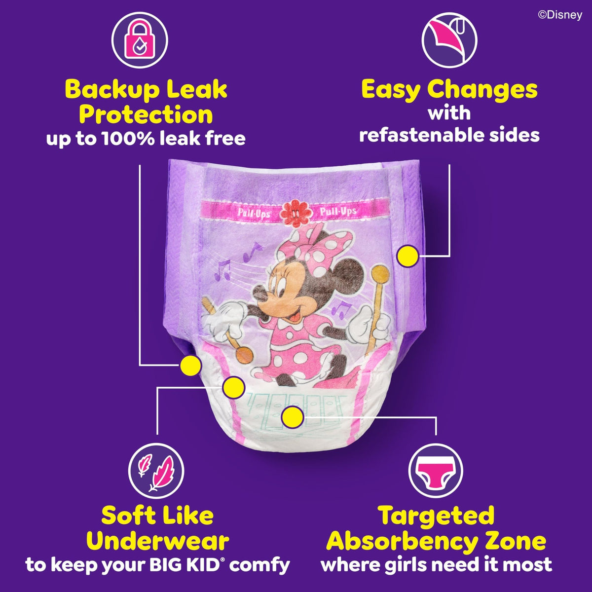 Pull-Ups Girls' Potty Training Pants, Size 5T-6T, 80 Count - Jansha Store