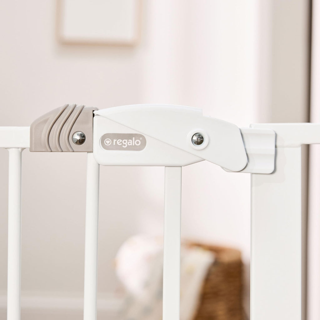Regalo Safety 29"-38.5" Easy Step Baby Gate, Bottom of Stairs & Doorways - Jansha Store