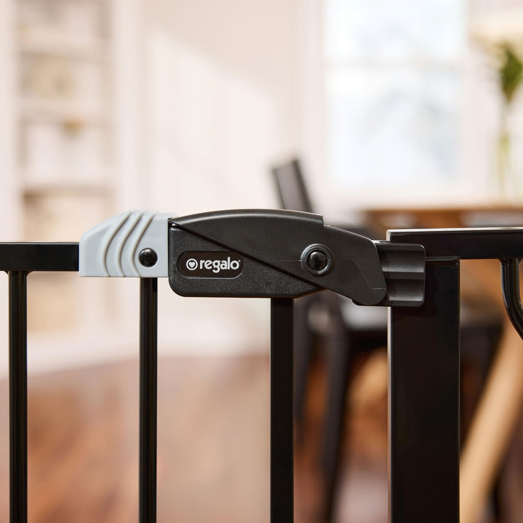 Regalo Safety 29"-38.5" Easy Step Baby Gate, Bottom of Stairs & Doorways - Jansha Store