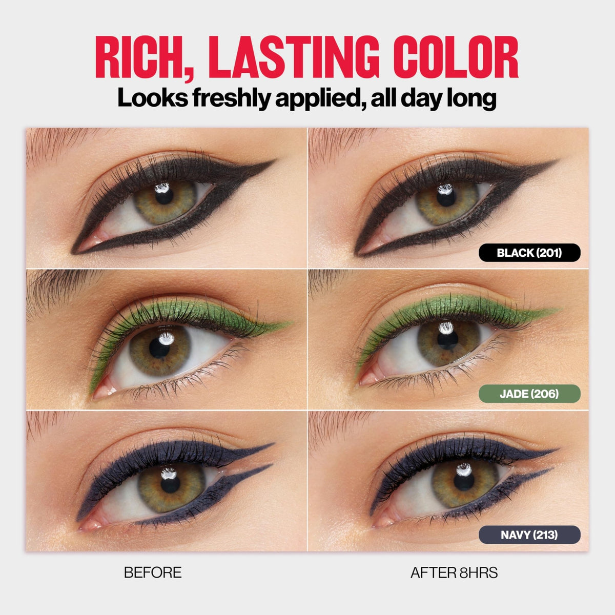 Revlon ColorStay Pencil Waterproof Eyeliner, 201 Black, 2 pack - Jansha Store