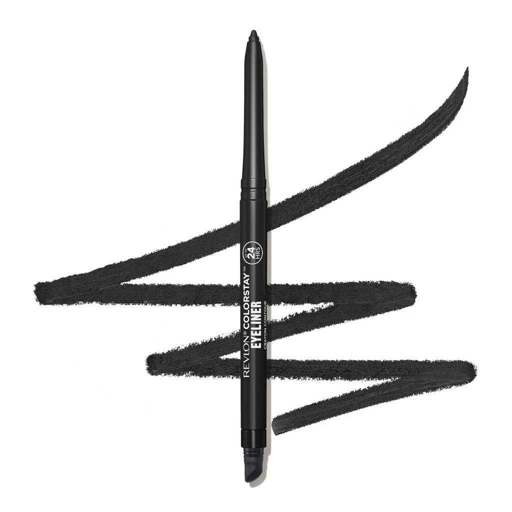 Revlon ColorStay Pencil Waterproof Eyeliner, 201 Black, 2 pack - Jansha Store