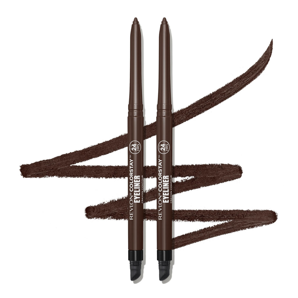 Revlon ColorStay Pencil Waterproof Eyeliner, 201 Black, 2 pack - Jansha Store