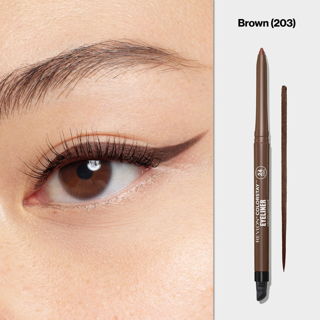 Revlon ColorStay Pencil Waterproof Eyeliner, 201 Black, 2 pack - Jansha Store