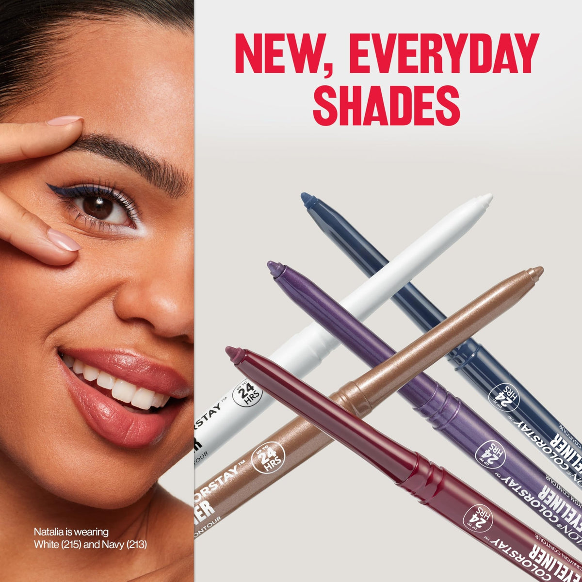 Revlon ColorStay Pencil Waterproof Eyeliner, 201 Black, 2 pack - Jansha Store