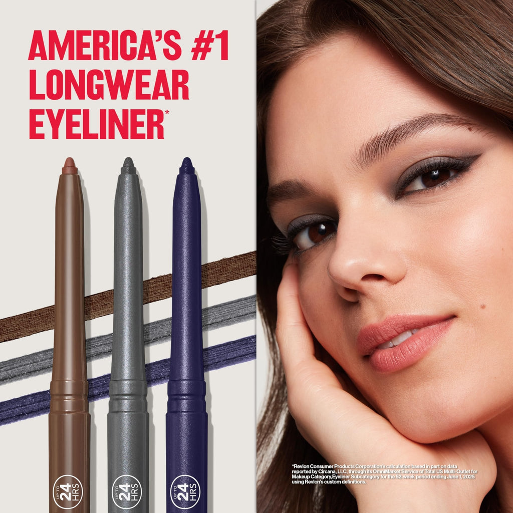 Revlon ColorStay Pencil Waterproof Eyeliner, 201 Black, 2 pack - Jansha Store